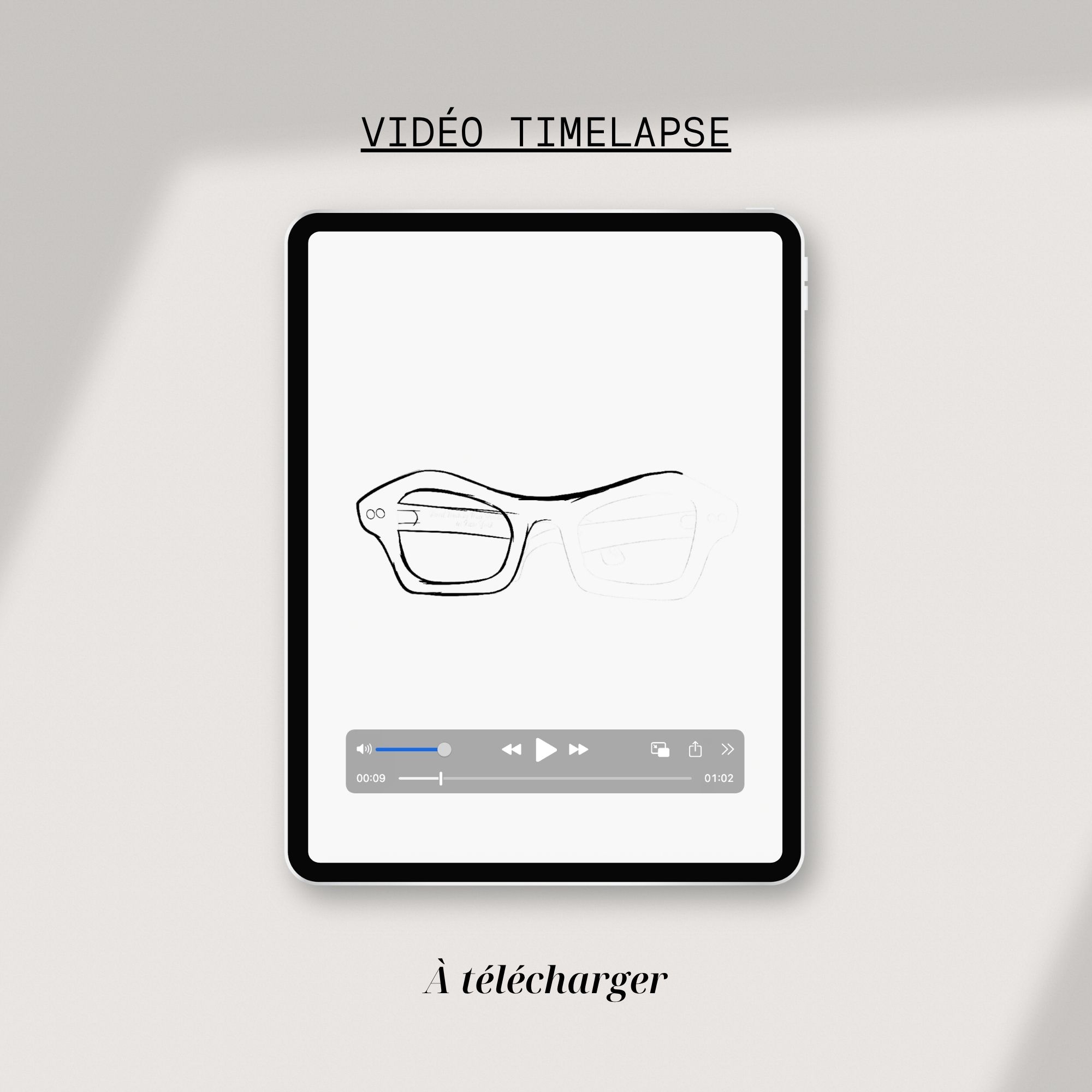 Lunettes intemporelles — Apprends à créer un rendu PRO sur Procreate – Image 5